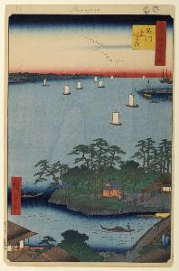 Ando Hiroshige - 83. Shinagawa Susaki