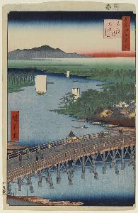 Ando Hiroshige - 103. Senju Great Bridge