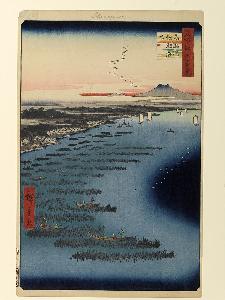Ando Hiroshige - 109. Minami Shinagawa and Samezu Coast