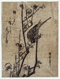 Ando Hiroshige - Plum Blossom and Bush Warbler