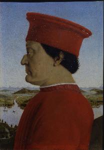 Piero Della Francesca - Portraits of the Duke and Duchess of Urbino, Federico da Montefeltro and Battista Sforza