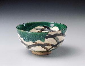 Ogata Kenzan - Bowl with Pampas Grass Design