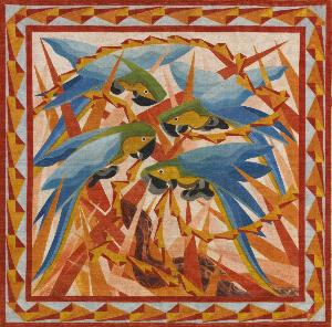 Giacomo Balla - Pappagalli e serpente