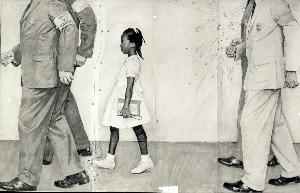 Norman Rockwell - Charcoal Study for \