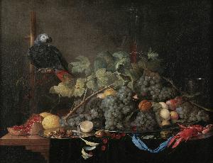 Wikioo.org - The Encyclopedia of Fine Arts - Artist, Painter  Jan Davidszoon De Heem Or Johannes De Heem Or Johannes Van Antwerpen Or Jan Davidsz De Hem