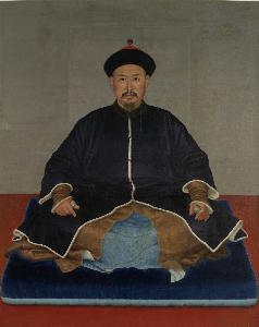 Danish Unknown Goldsmith - Portrait of a forth-rank Chinese official
