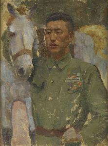 Xu Beihong - Cavalry Hero Tai Xide