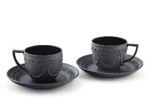 Josiah Wedgwood - Pair of Teacups and Saucers