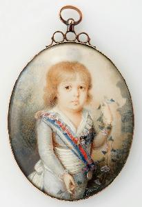 Danish Unknown Goldsmith - Medallion with portrait of D. Pedro I