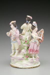 Manufacture De Mennecy-Villeroy - Figural Group of Musicians