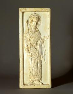 Danish Unknown Goldsmith - Triptych Leaf with St. Constantine