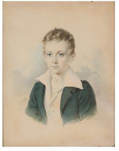 Josef Kriehuber - Austrian Family, The Son