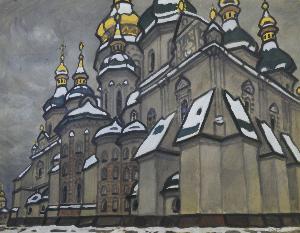 Yuriy Khymych - Snow-covered naves (St. Sophia)