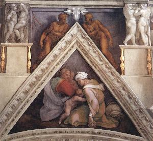 Michelangelo Morlaiter - The Ancestors of Christ: Ozias