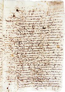 Gabriel Salmerón, Public Notary In Seville. (Archivo Histórico Provincial De Sevilla.)