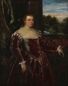 Jacopo Tintoretto - Portrait of Dogaressa Morosina Morosini