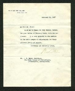 Thomas Woodrow Wilson