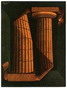 Maurits Cornelis Escher - Doric Columns