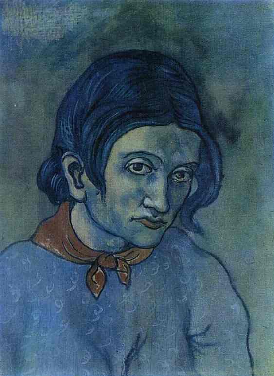 Wikoo.org - موسوعة الفنون الجميلة - اللوحة، العمل الفني Pablo Picasso - Portrait of a Young Woman