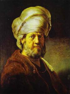 Rembrandt Van Rijn - Portrait of a Man in an Oriental Costume