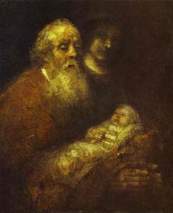 Rembrandt Van Rijn - Simeon with the Christ Child in the Temple