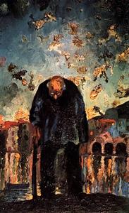 Salvador Dali - Crepuscular Old Man, 1917-18