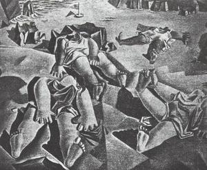 Salvador Dali - Women Lying on the Beach, 1926
