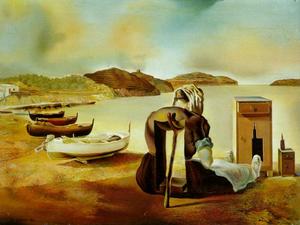Salvador Dali - The Weaning of Furniture-Nutrition, 1934
