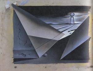 Salvador Dali - Design for the Film -Spellbound- , 1945