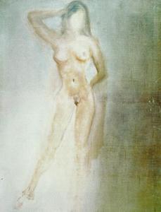 Salvador Dali - Study of a Female Nude, circa 1962