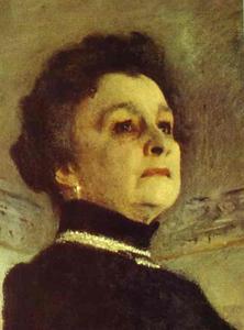 Portrait of the Actress Maria Yermolova. Detail