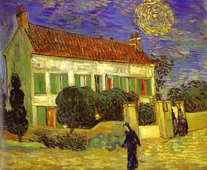 Vincent Van Gogh - The White House at Night (La maison blanche au nuit)