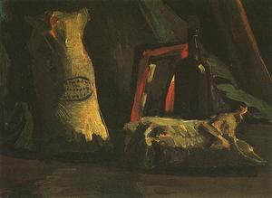 Vincent Van Gogh - Still Life with Two Sacks and a Bottle