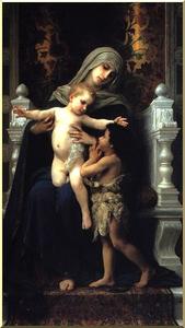 William Adolphe Bouguereau - Madonna and Child with St. John the Baptist