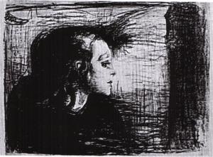 Edvard Munch - The sick girl