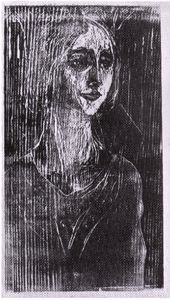 Edvard Munch - Birgitte the girl Gothic