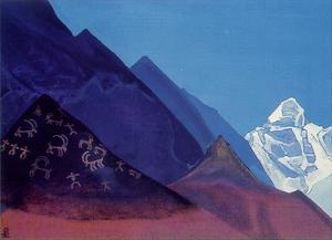 Nicholas Roerich - Rocks of Ladakh 1932