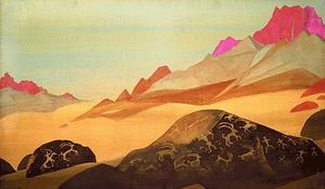 Nicholas Roerich - Rocks of Ladakh 1933