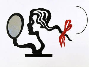 Roy Lichtenstein - Collage for Woman with Mirror
