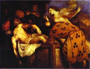 Tiziano Vecellio (Titian) - The Entombment