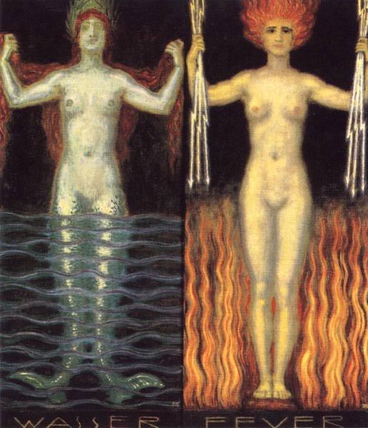 Water and Fire, de Franz von Stuck