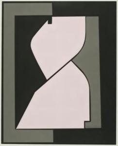 Composition with Abstract Figure