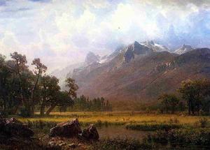 Albert Bierstadt - The Sierras near Lake Tahoe, California