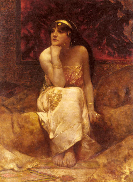 Wikioo.org - The Encyclopedia of Fine Arts - Painting, Artwork by Jean-Joseph Constant (Benjamin-Constant) - Herodiade