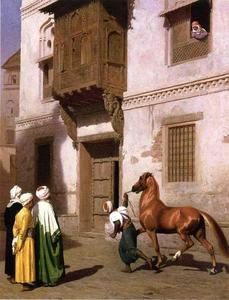 Jean Léon Gérôme - Horse Merchant in Cairo