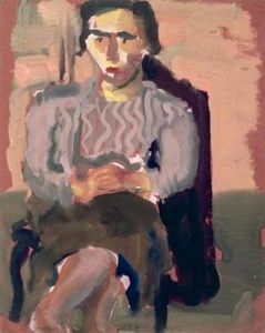 Untitled (Seated Woman with Crossed Legs)