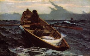 Winslow Homer - The Fog Warning - (buy paintings reproductions)