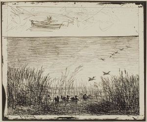 Marsh with Ducks