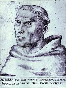 Portrait of Martin Luther as a Monk