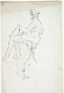 Man Seated on Chair